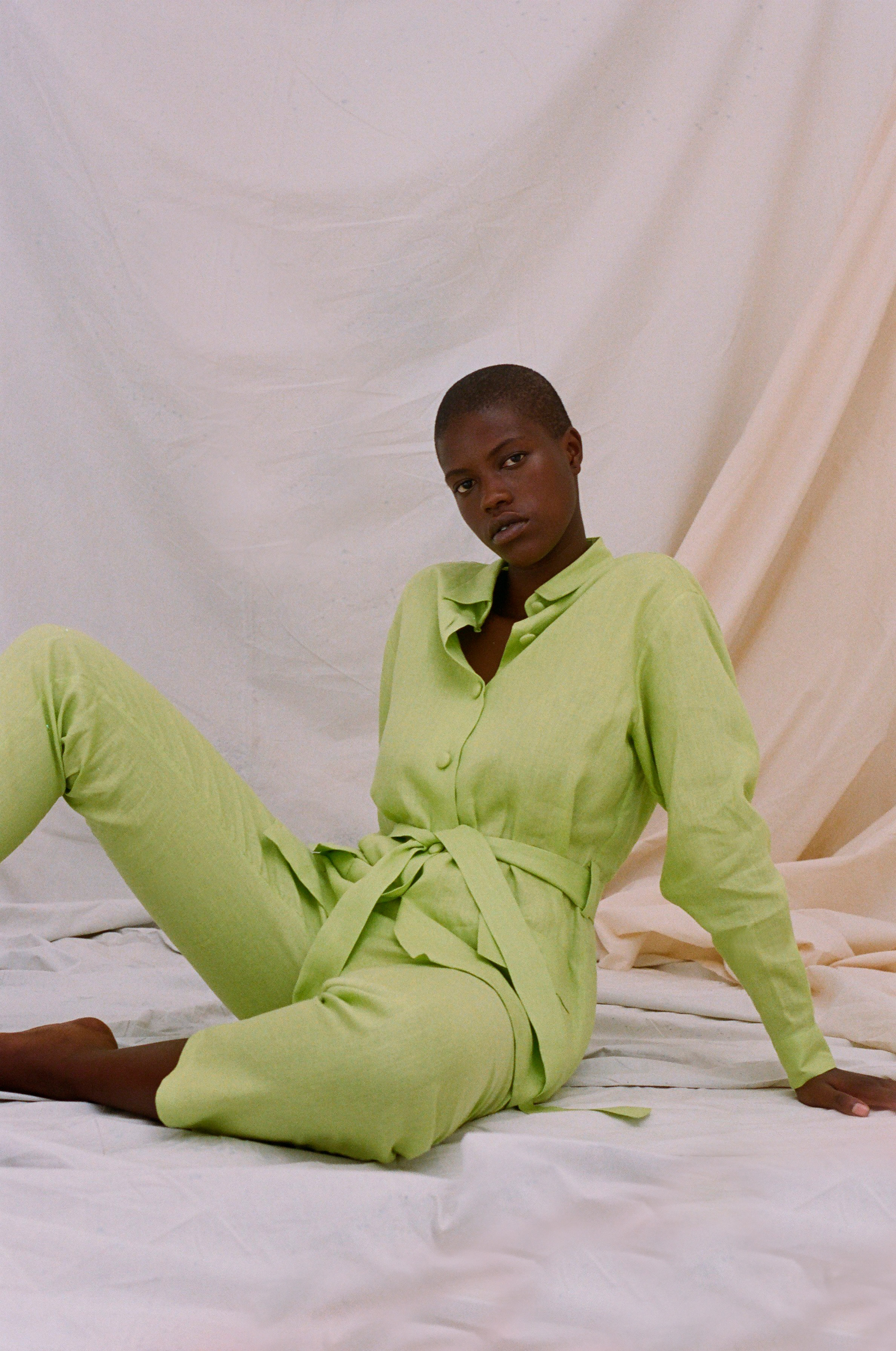 Maoist Trousers Lime