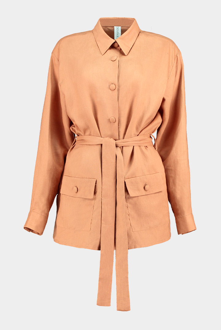 Maoist Shirt Hazelnut